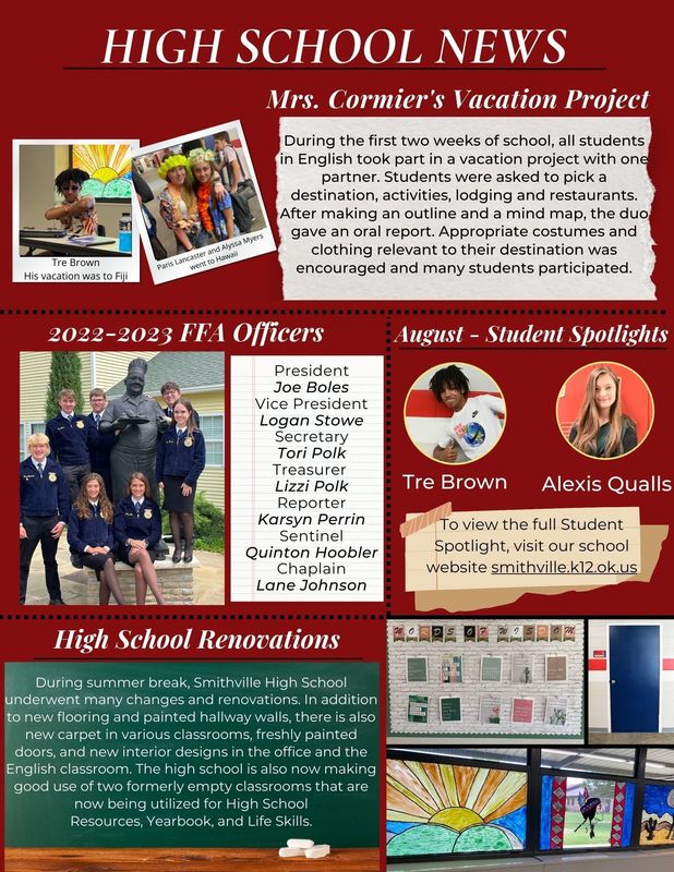 Our School Newsletter Braves Post Smithville Public Schools