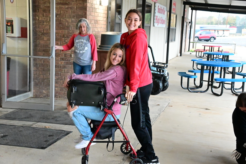 High School Red Ribbon Week Day 1 / Bring anything but a backpack